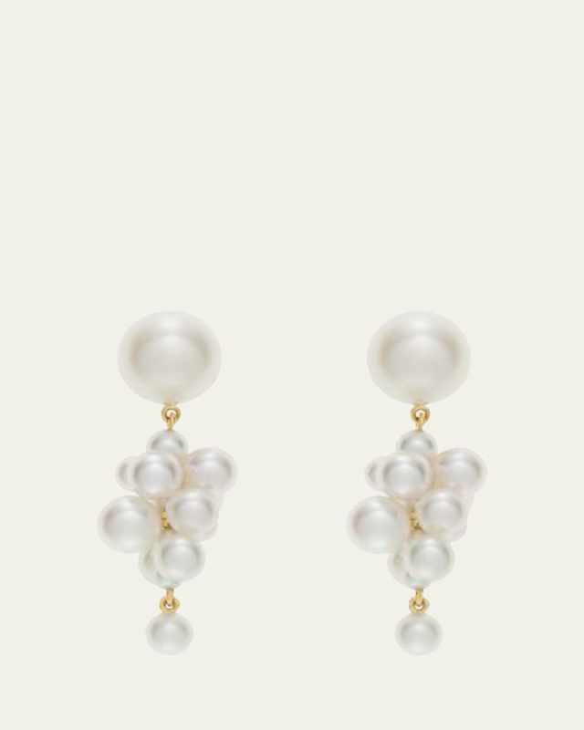 Pair Botticelli Clustered Freshwater Earrings